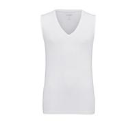 OLYMP Level Five Body Fit - Maglietta Intima con Scollo a V, Elasticizzata, Colore: Bianco