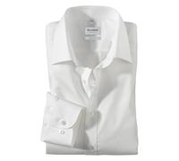 OLYMP Level Five - Camicia a maniche lunghe, elasticizzata, colore: Bianco bianco 48