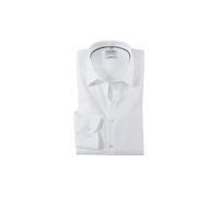 Olymp Uomo Camicia Business a Maniche Lunghe Level Five,Body Fit,Weiß 00,39