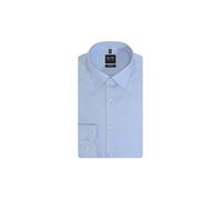 Olymp Uomo Camicia Business a Maniche Lunghe Level Five,Body Fit,Hellblau 10,38