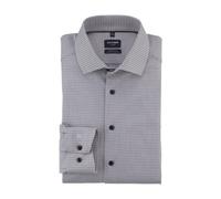 Olymp Luxor 24/Seven Camicia Da Uomo Business Marrone Minimal 130874 22 Naturale