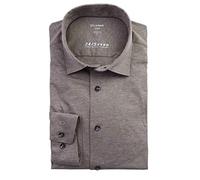 OLYMP Luxor.24.Seven,Single Jersey,Modern Fit, New Kent, marrone medio, 50