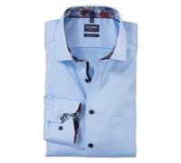 Olymp Luxor Camicia Da Uomo Business A Manica Extra Lunga Blu 120569 11 Bleu