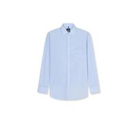 OLYMP Luxor - Camicia da Uomo in Stile Moderno, Non necessita di Stiratura, Facile da Pulire, 100% Cotone, a Maniche Lunghe, Adatta al Completo