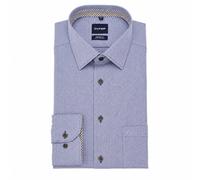 Olymp Luxor Comfort Fit Camicia Classica Uomo Blu 106224 18 Marine