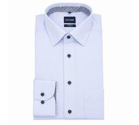 Olymp Luxor Modern Fit Camicia Classica Uomo Blu 100% Cotone 126224-11-bleu