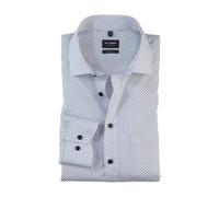 Olymp Luxor Modern Fit Camicia Da Uomo Blu Bianca Verde 136464 75 Kitt