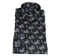 Olymp Luxor Modern Fit Camicia Da Uomo Business Retro Grigio Nero 128884 68