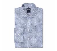 Olymp Luxor Modern Fit Camicia Uomo Blu Minimal 137424 00 Regular Fit