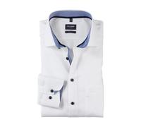 Olymp Luxor Moderno Fit Uomo Camicia da Ufficio extra Lungo Arm Bianco 074369 00