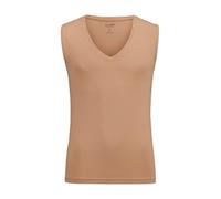 OLYMP Maglietta da uomo a maniche lunghe, modello Five, tinta unita, Body Fit, beige., S