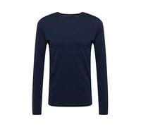 Olymp Uomo Maglietta Manica Lunga Level Five T-Shirt,Body Fit,Collo Rotondo,Blu (Marine 18),XL