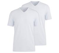 OLYMP Magliette Uomo, Collo A V, Confezione Da 2 - Intimo, Fit Moderno, Cotone