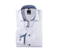 OLYMP, ,Shirts ,Uomo ,Bianco ,M Canotta bianca a maniche corte da uomo