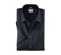 Olymp Uomo Camicia Business a Maniche Corte Level Five,Body Fit,Marine 18,42