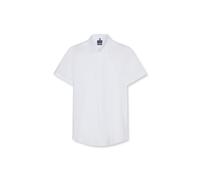 Olymp Uomo Camicia Business a Maniche Corte Level Five,Body Fit,Weiß 00,42