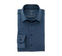 Olymp Uomo Camicia Business a Maniche Lunghe 24/Seven,Modern Fit,Rauchblau 13,39