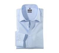 Olymp Uomo Camicia Business a Maniche Lunghe Comfort Fit,Blau 15,42