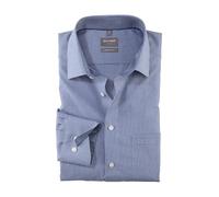 Olymp Uomo Camicia Business a Maniche Lunghe Comfort Fit,Royal 19,42