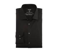 Olymp Uomo Camicia Business a Maniche Lunghe Level Five 24/Seven,Body Fit,Schwarz 68,40