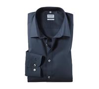 Olymp Uomo Camicia Business a Maniche Lunghe Level Five,Body Fit,Marine 18,41