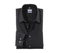 Olymp Uomo Camicia Business a Maniche Lunghe Level Five,Body Fit,Schwarz 68,40