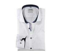 Olymp Uomo Camicia Business a Maniche Lunghe Level Five,Body Fit,Weiß 00,38