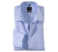 Olymp Uomo Camicia Business a Maniche Lunghe Modern Fit,Bleu 11,42