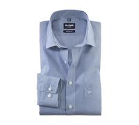 Olymp Uomo Camicia Business a Maniche Lunghe,Modern Fit,Marine 18,39