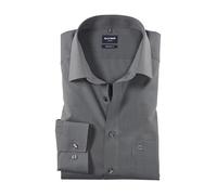 Olymp Uomo Camicia Business a Maniche Lunghe Modern Fit,Mittelgrau 60,40