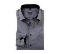 Olymp Uomo Camicia Business a Maniche Lunghe Modern Fit,Schwarz 68,41