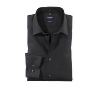 Olymp Uomo Camicia Business a Maniche Lunghe, Modern Fit, Schwarz 68, 48
