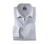 Olymp Uomo Camicia Business a Maniche Lunghe Modern Fit,Silbergrau 63,40