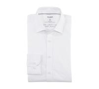 Olymp Uomo Camicia Business a Maniche Lunghe No Six 24/Seven,Super Slim,Weiss 00,45