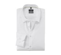 Olymp Uomo Camicia Business a Maniche Lunghe No Six,Super Slim,Weiß 00,42