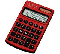 Olympia 1110 Pocket Calculator with LCD Red