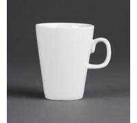 Olympia 12 x Whiteware latte tazze 285 ml 283,5 gram 110 mm Porcelain Coffee Tea