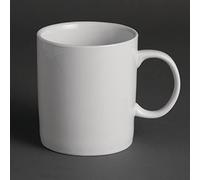 Olympia 12 x Whiteware standard tazze 483 ml 481,9 gram tazze in porcellana caffè tè