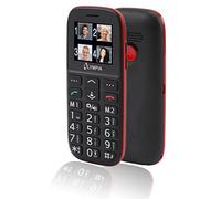 Olympia - Bella Senior Phone Display 1.77' con Tasti Grandi + Tasto SOS Bluetooth Colore Nero - Europa - SPEDIZIONE GRATUITA