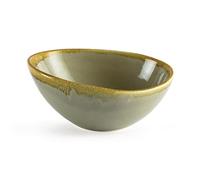 Olympia 6 x Kiln Bowl Moss 165 mm 16,5 cm bordato piatto da tavola cucina