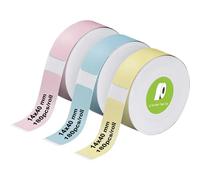 Olympia 6314 Rotolo di etichette 40 x 14 mm Blu, Rose, Giallo 3 pz. Etichetta