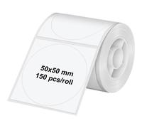 Olympia 6324 Rotolo di etichette 50 x 50 mm Carta termica Bianco 1 pz. Etichet