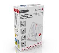 Olympia Laminating Pouches Business Cards 125 Micron Glossy Pack of 100 9179
