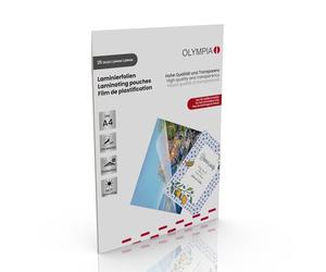 Olympia 9185 Sacchetti di laminazione (Transparent, A4), 25 pezzi