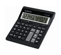 OLYMPIA LCD612SD - Calcolatrice da tavolo, LCD 612 SD, nero