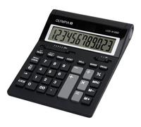 OLYMPIA LCD612SD - Calcolatrice da tavolo, LCD 612 SD, nero