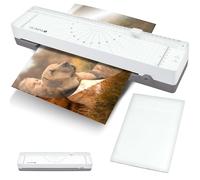 OLYMPIA A130 Combo Plastificatrice A3 | Fogliatrice compatta con taglierina integrata | Per pellicole di laminazione da 80 - 125 micron | Plastificatrice DIN A3 e laminatrice | Laminatore