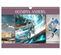 Olympia. Anders. (Wandkalender 2026 DIN A4 quer), CALVENDO Monatskalender: Wenn die Welt den Atem anhält