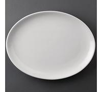 Olympia Athena HOTELWARE CC211 piatti ovali, 254 mm x 178 mm, colore: bianco (Confezione da 12)