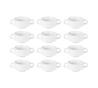 (TG. 57x 160mm) Athena HOTELWARE cf369 impilabile da zuppa, Bianco (Confezione d